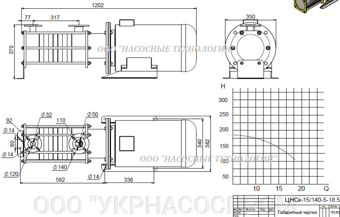 насос цнск 15-140 цнск 15/140 ЦЕНА ЧЕРТЕЖ ПАРАМЕТРЫ ПРОИЗВОДСТВО УКРАИНА