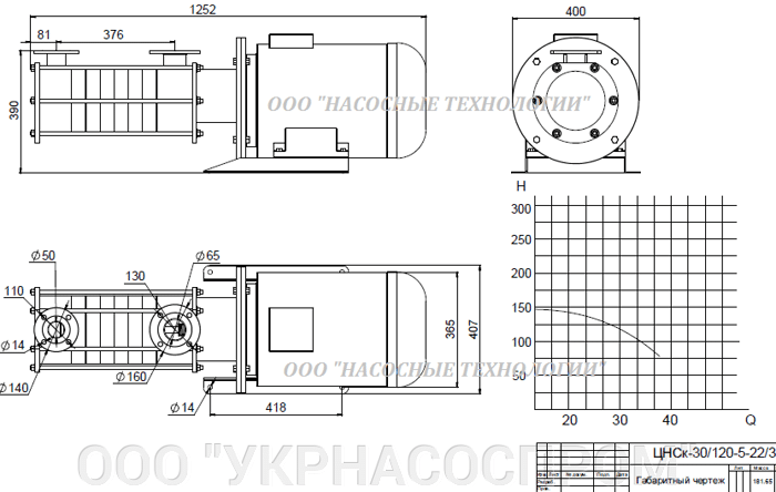 насос цнск 30-120 цнск 30/120 ЦЕНА ЧЕРТЕЖ ПАРАМЕТРЫ ПРОИЗВОДСТВО УКРАИНА