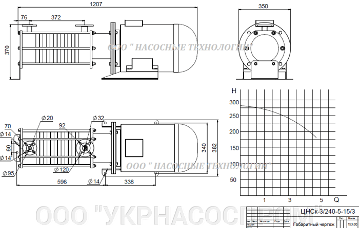 насос цнск 3-240 цнск 3/240 ЦЕНА ЧЕРТЕЖ ПАРАМЕТРЫ ПРОИЗВОДСТВО УКРАИНА