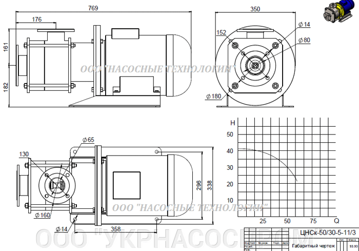 насос цнск 50-30 цнск 50/30 ЦЕНА ЧЕРТЕЖ ПАРАМЕТРЫ ПРОИЗВОДСТВО УКРАИНА