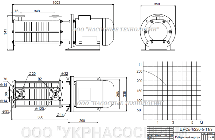 насос цнск 1-220 цнск 1/220 ЦЕНА ЧЕРТЕЖ ПАРАМЕТРЫ ПРОИЗВОДСТВО УКРАИНА