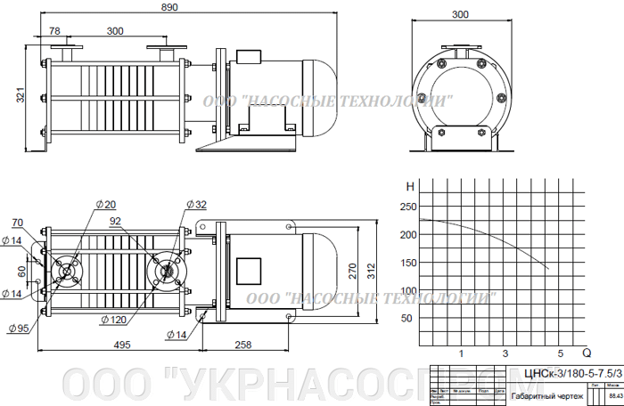 насос цнск 3-180 цнск 3/180 ЦЕНА ЧЕРТЕЖ ПАРАМЕТРЫ ПРОИЗВОДСТВО УКРАИНА