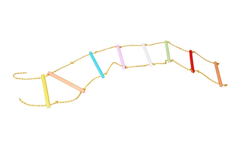 Мотузкові сходи кольорова від компанії Babygrai - фото 1