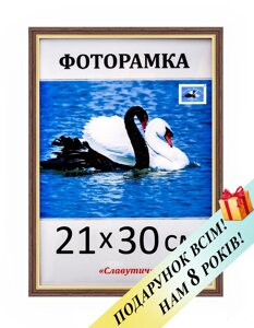 Фоторамка пластикова для фото А4 21х30. Код 1415-06