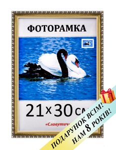 Фоторамка пластикова для фото А4 21х30. Код 1713-3