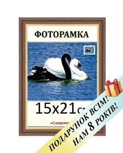 Фоторамка пластикова для фото А5 15х21. Код 1415-95