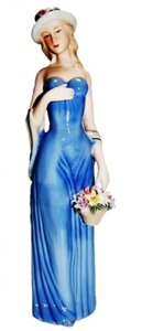 Статуетка дівчина з порцеляни 70х290х70 мм