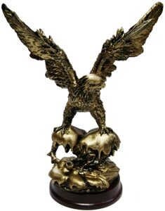 Статуетка орел під бронзу 200х240х100 мм