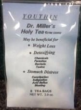 Чай Holy Tea (доктора Міллера) для схуднення
