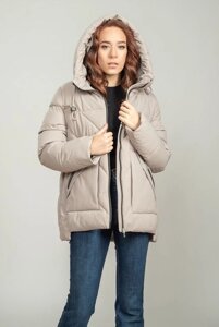 Жіноча куртка зимова кокон