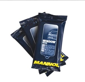 MANNOL Window Wipes Вологі серветки для очищення скляних поверхонь
