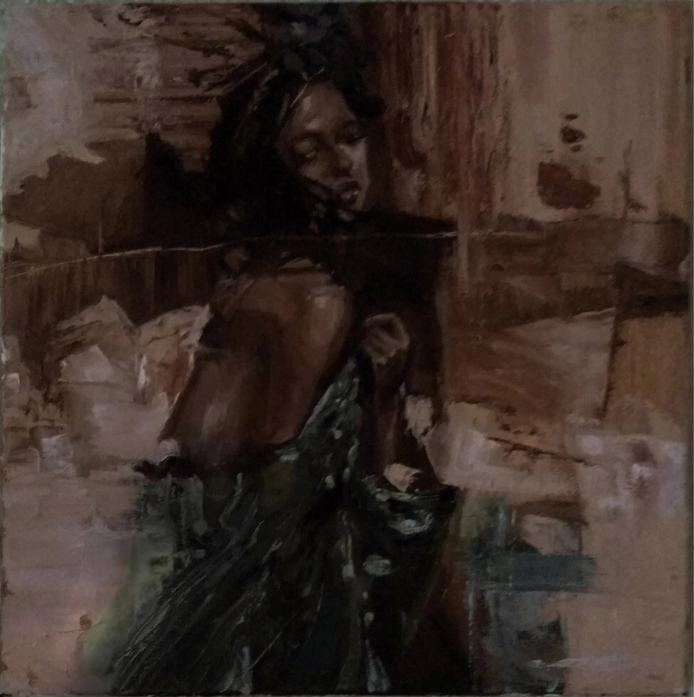 Картина маслом "Adanna" За мотивами картин Jeremy Mann. від компанії Інна Гончарова. Живопис. - фото 1