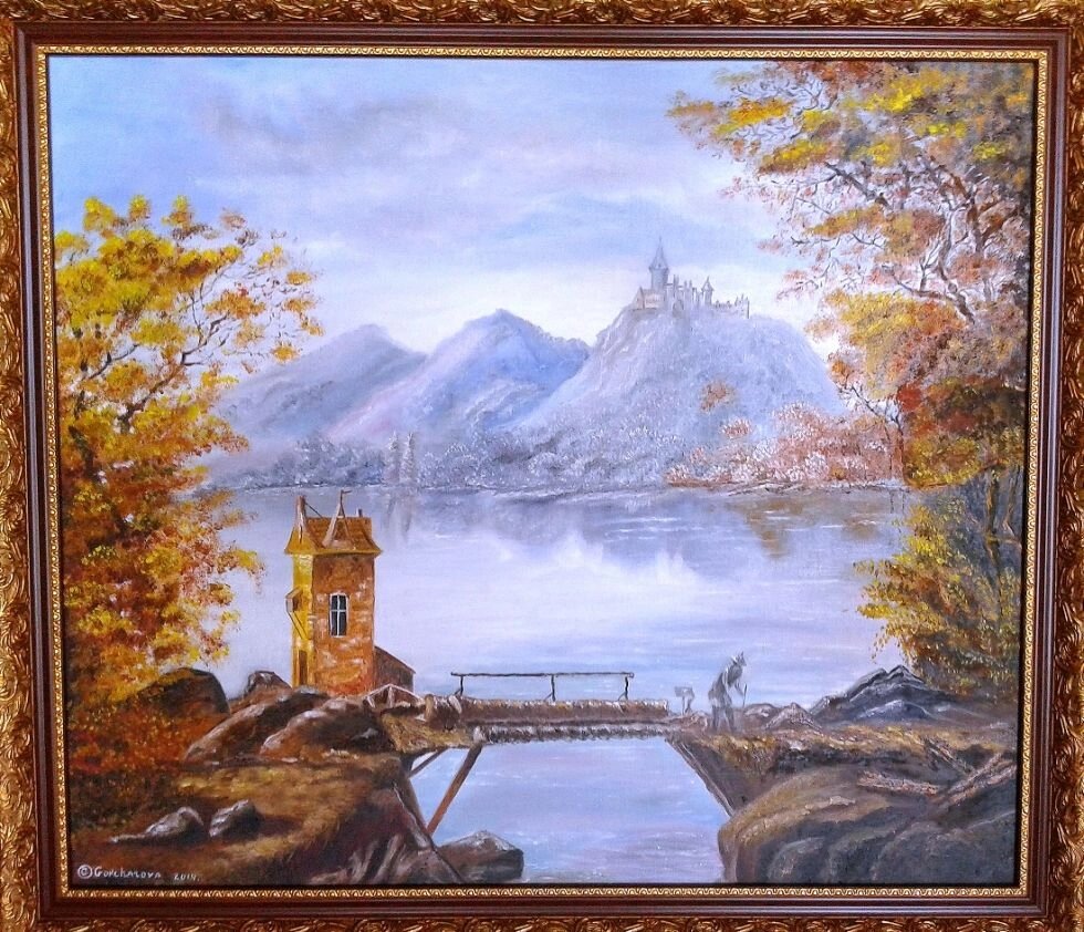 Картина "Замок" від компанії Інна Гончарова. Живопис. - фото 1
