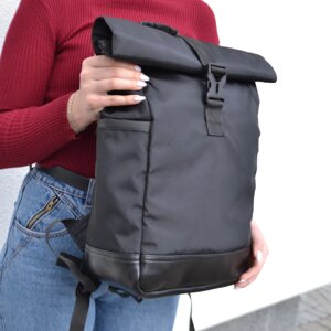 Рюкзак Roll Top чоловічий-жіночий для ноутбука міський рол топ, великий рюкзак JF-130 для подорожей
