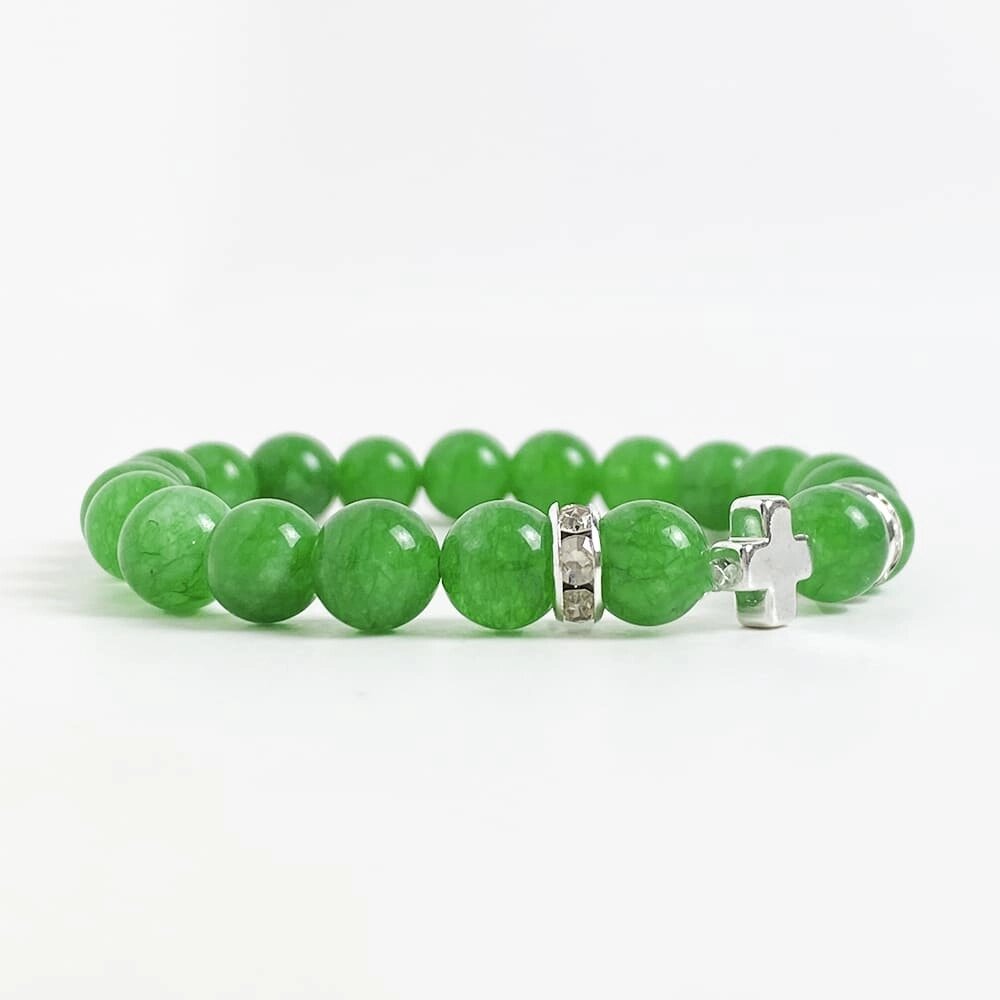 Браслет кварц зелений від компанії Іконна лавка - фото 1
