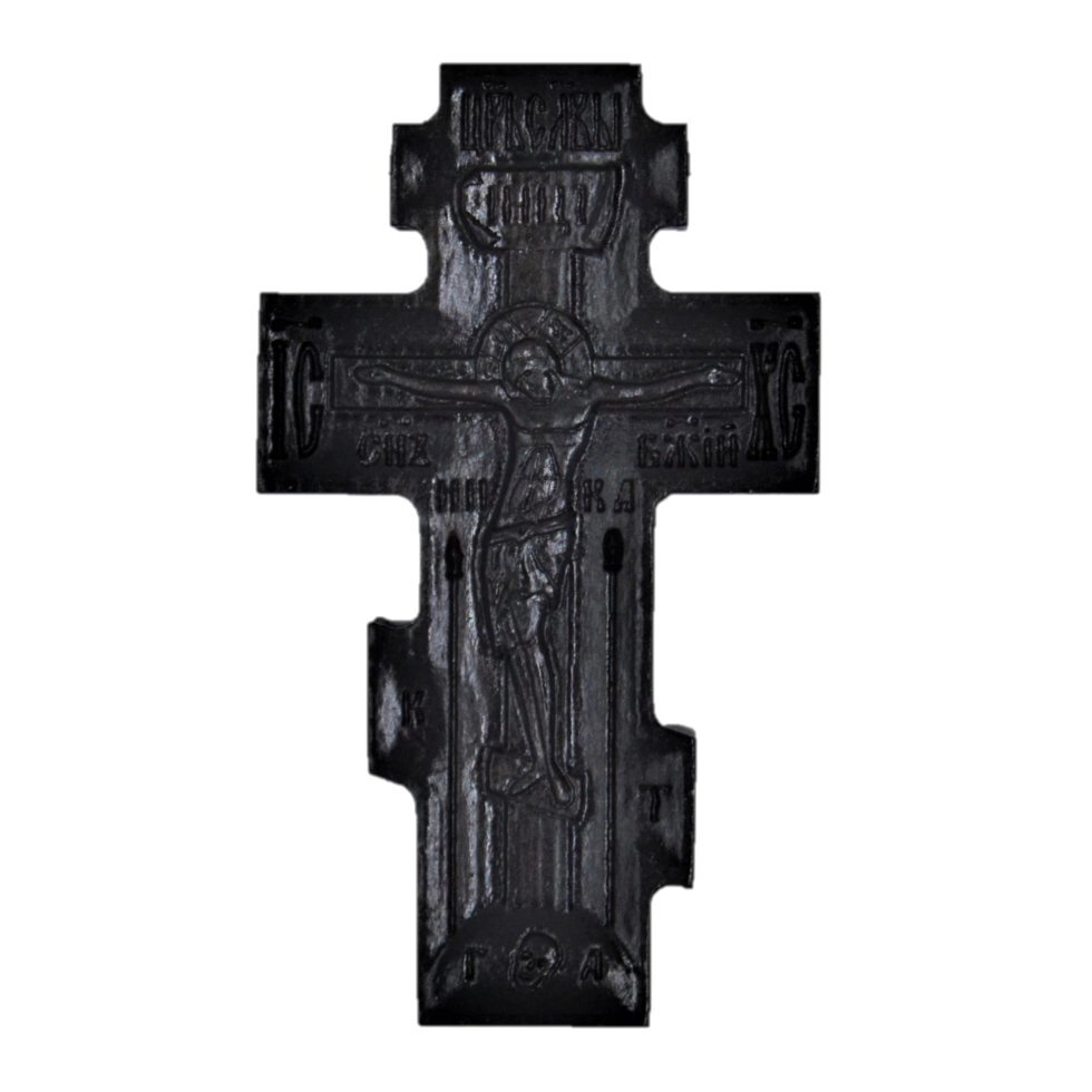 Чоловік дерев'яний чорний хрест від компанії Іконна лавка - фото 1