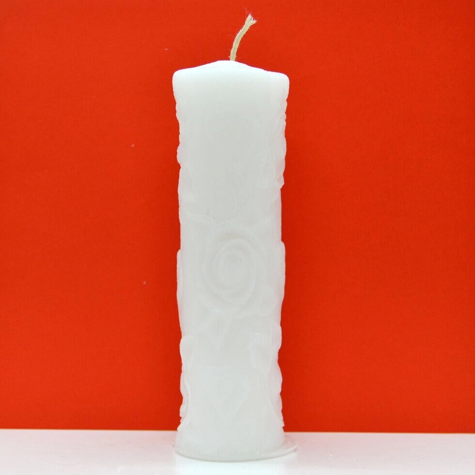 Декоративна ароматична свічка "Візерунок" від компанії Іконна лавка - фото 1