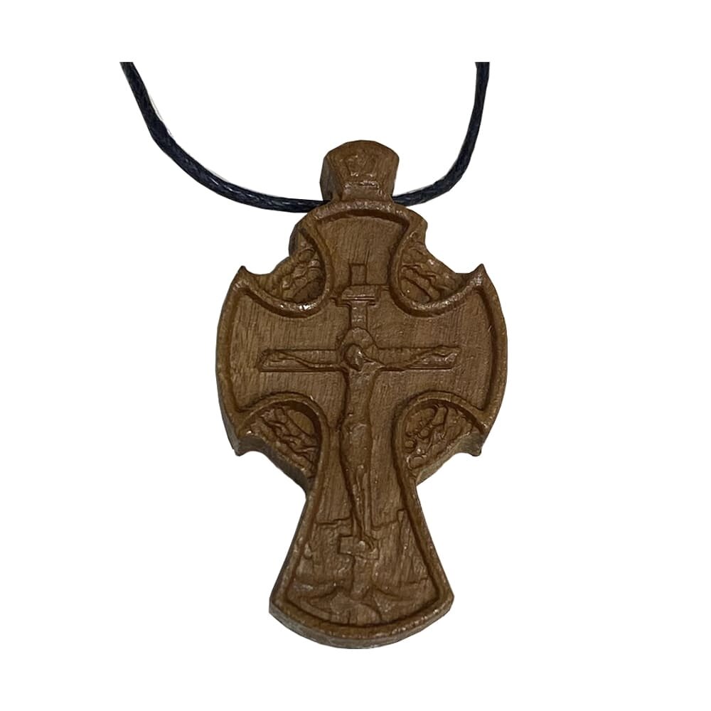 Дерев'яний хрест-підвіска від компанії Іконна лавка - фото 1