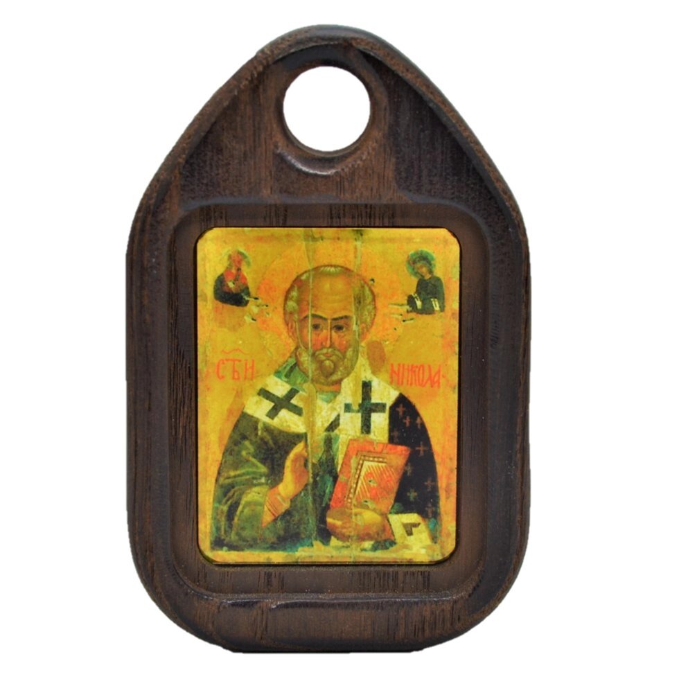 Дорожня ікона "Святий Миколай Угодник" від компанії Іконна лавка - фото 1