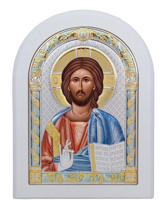 Грецька ікона "Ісус Христос" 57х75мм від компанії Іконна лавка - фото 1