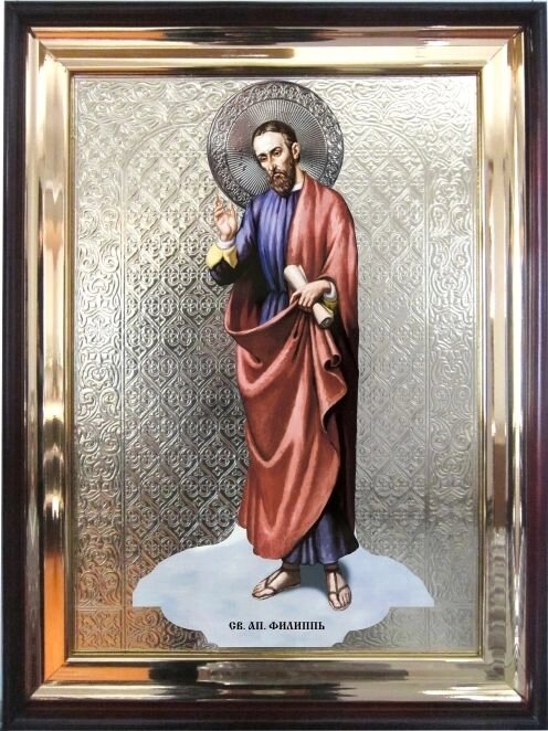 Храмова ікона Апостол Філіп 56х46 см від компанії Іконна лавка - фото 1