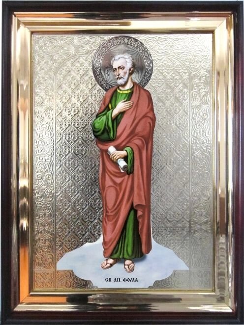 Храмова ікона Апостол Фома 56х46 см від компанії Іконна лавка - фото 1
