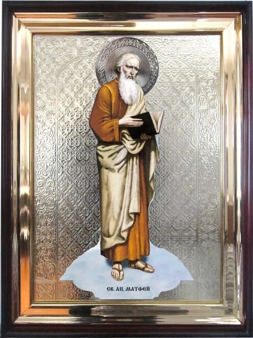 Храмова ікона Апостол Матфей (Матвій) 56х46 см від компанії Іконна лавка - фото 1
