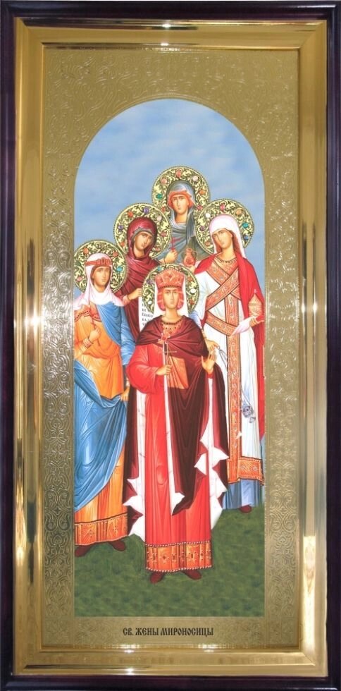 Храмова ікона Святі жінки Мироносиці 120х60 см від компанії Іконна лавка - фото 1