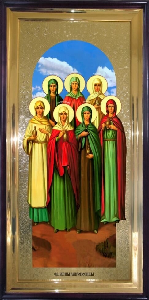 Храмова ікона Святі жінки Мироносиці 120х60 см від компанії Іконна лавка - фото 1