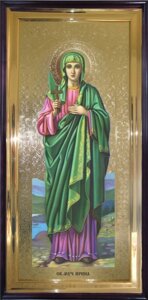 Храмова ікона Свята мучениця Ірина 120х60 см