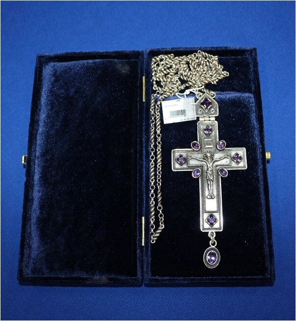Хрест для священнослужителів з футляром від компанії Іконна лавка - фото 1