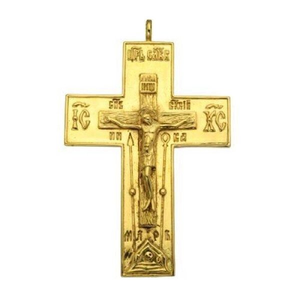 Хрест для священнослужителя латунний від компанії Іконна лавка - фото 1