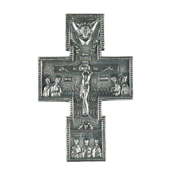 Хрест для священнослужителя (сюжетний) срібний від компанії Іконна лавка - фото 1