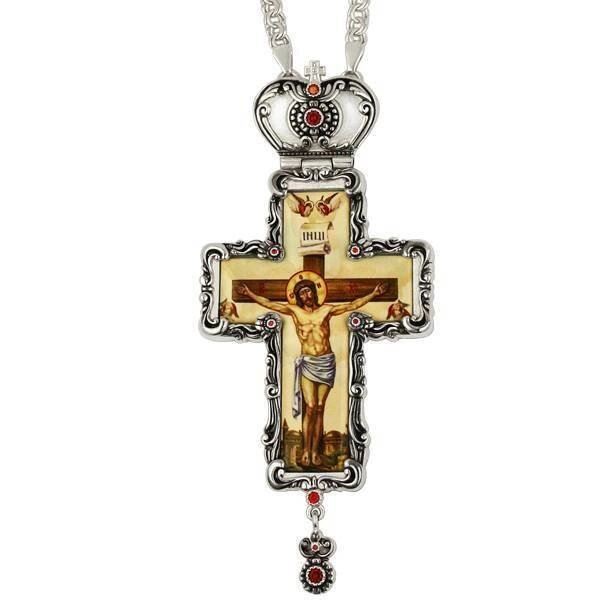 Хрест для священнослужителя з ланцюгом 2.7.0201л від компанії Іконна лавка - фото 1