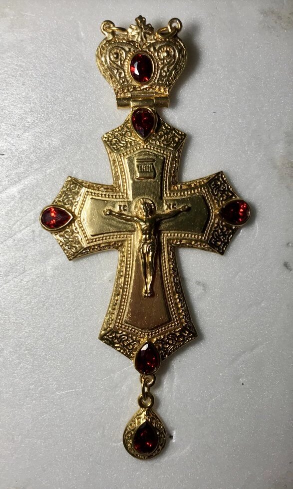 Хрест для священнослужителя з покриттям від компанії Іконна лавка - фото 1