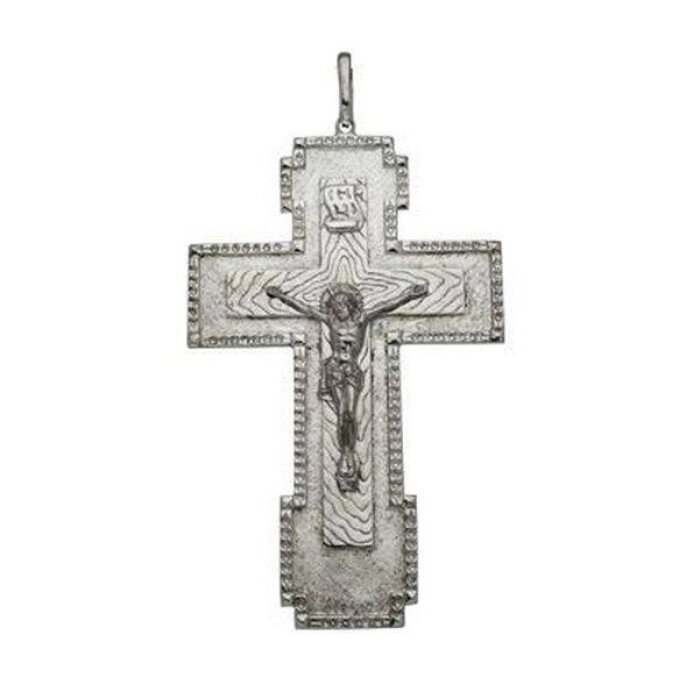 Хрест ієрейський латунний без ланцюга від компанії Іконна лавка - фото 1