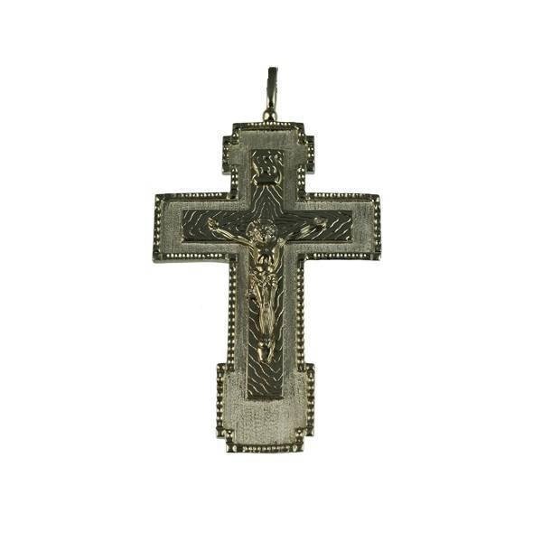 Хрест ієрейський срібний від компанії Іконна лавка - фото 1