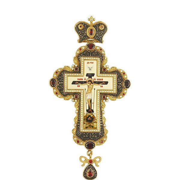 Хрест латунний у позолоті від компанії Іконна лавка - фото 1