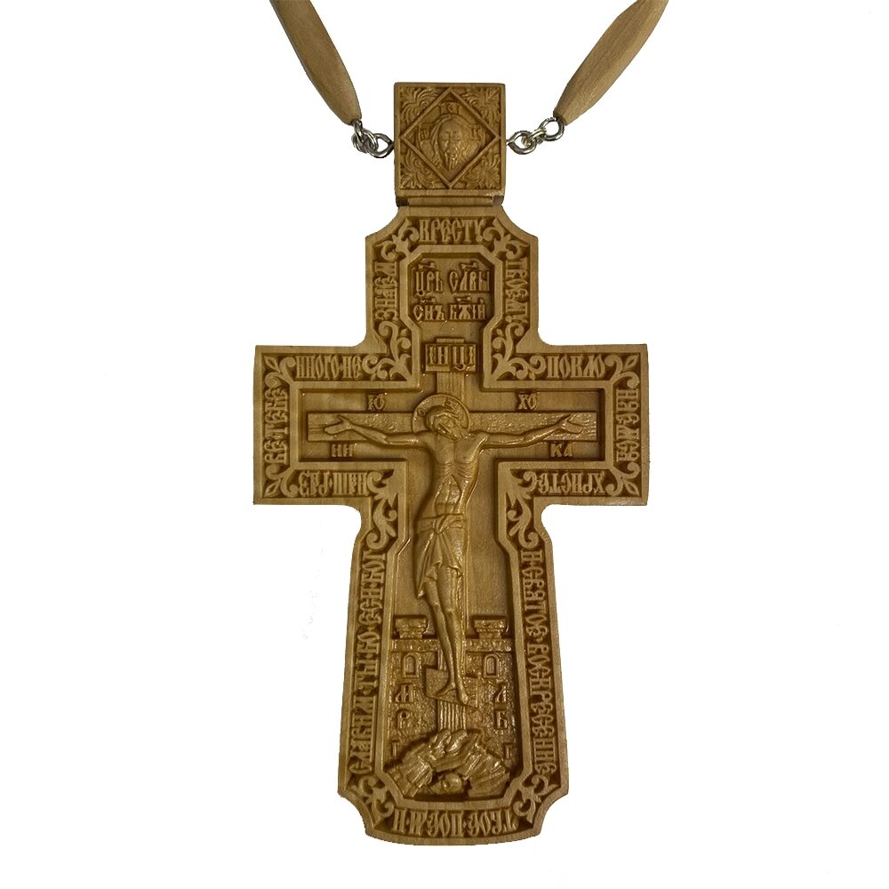 Хрест нагородний №8 дерев'яний від компанії Іконна лавка - фото 1