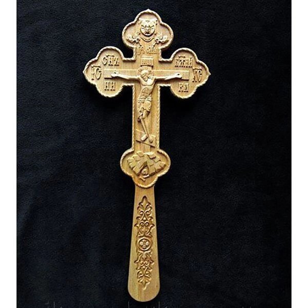 Хрест напрестольний дерев'яний від компанії Іконна лавка - фото 1