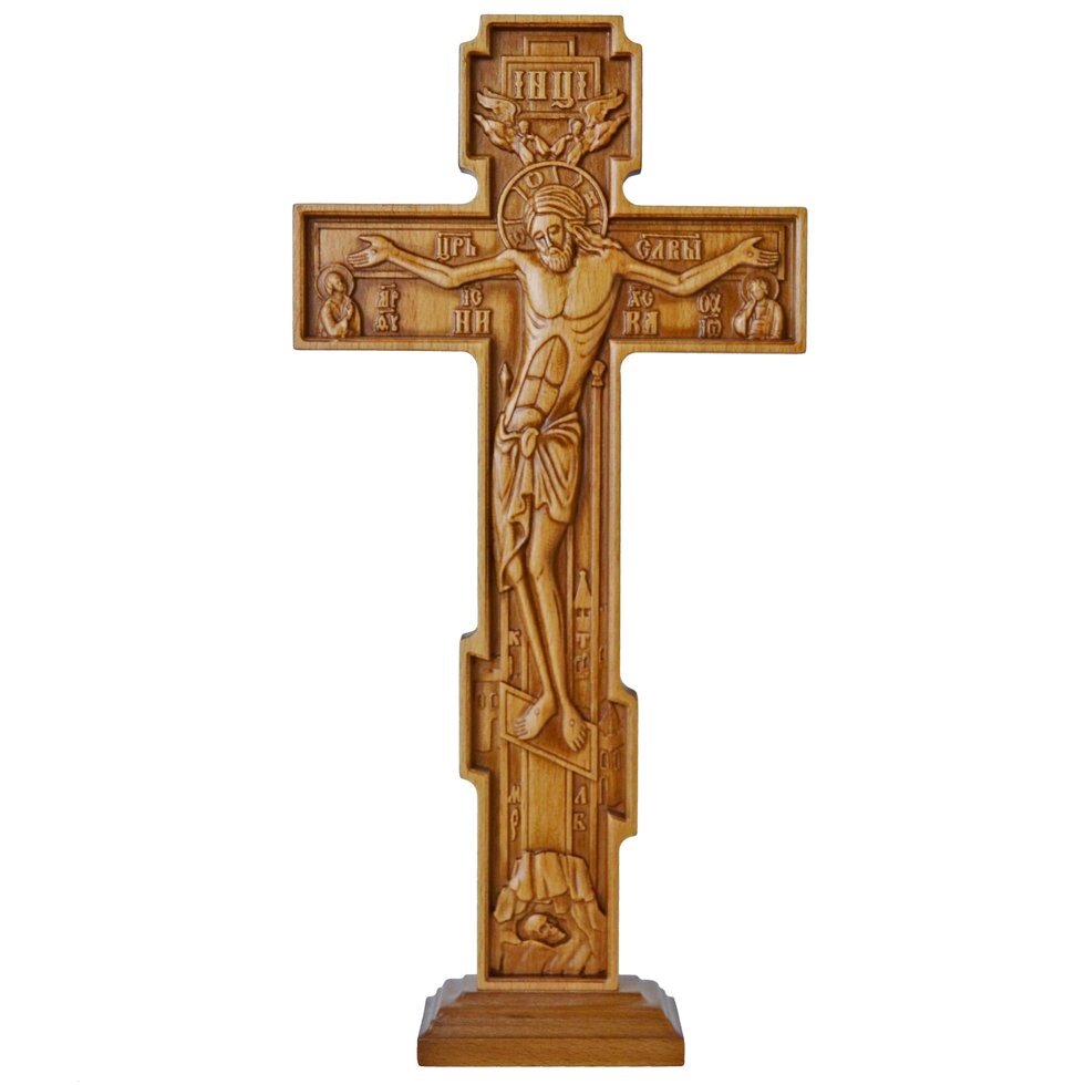 Хрест Різьблений №3 30 см від компанії Іконна лавка - фото 1