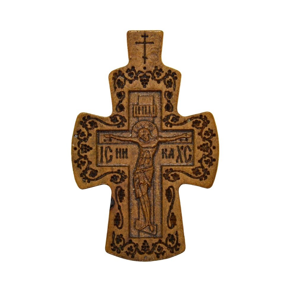 Хрестик дерев'яний з молитвою від компанії Іконна лавка - фото 1