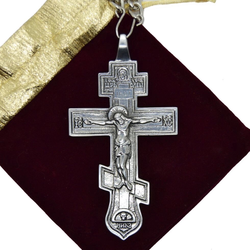 Ієрейський хрест з ланцюгом Кр-04 від компанії Іконна лавка - фото 1