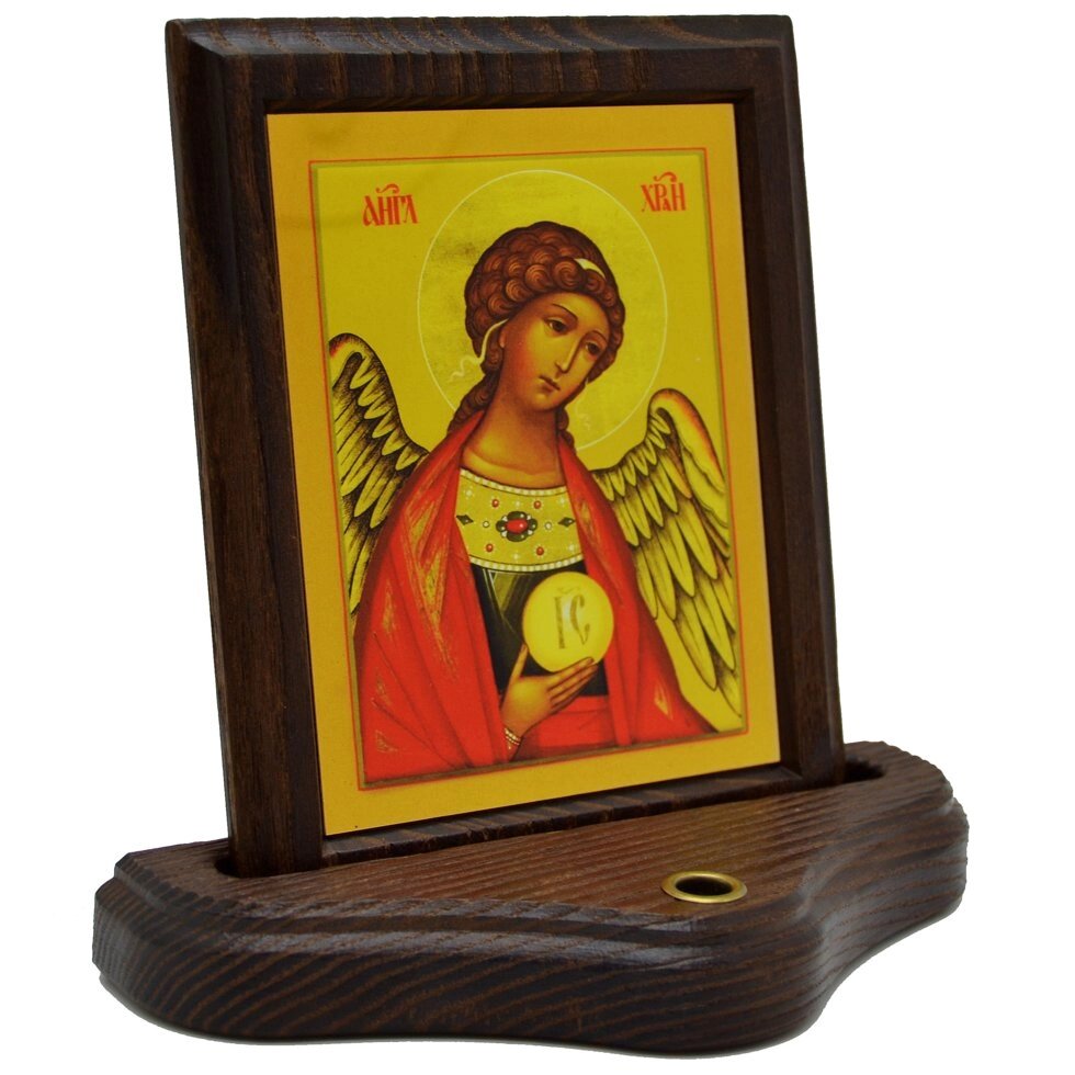 Ікона "Ангел Хранитель" на підставці від компанії Іконна лавка - фото 1