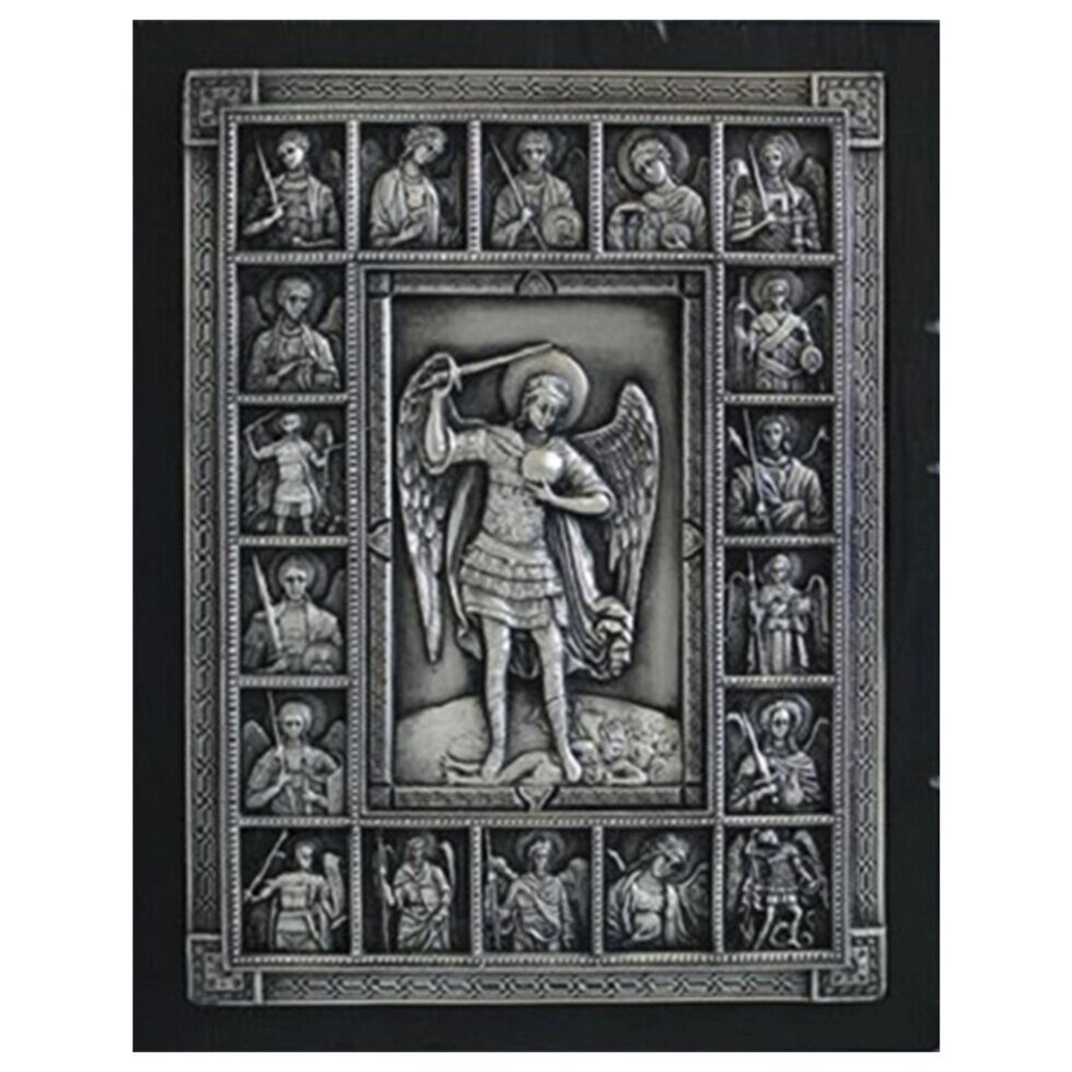 Ікона "Архістратиг Михаїл" в сріблі від компанії Іконна лавка - фото 1