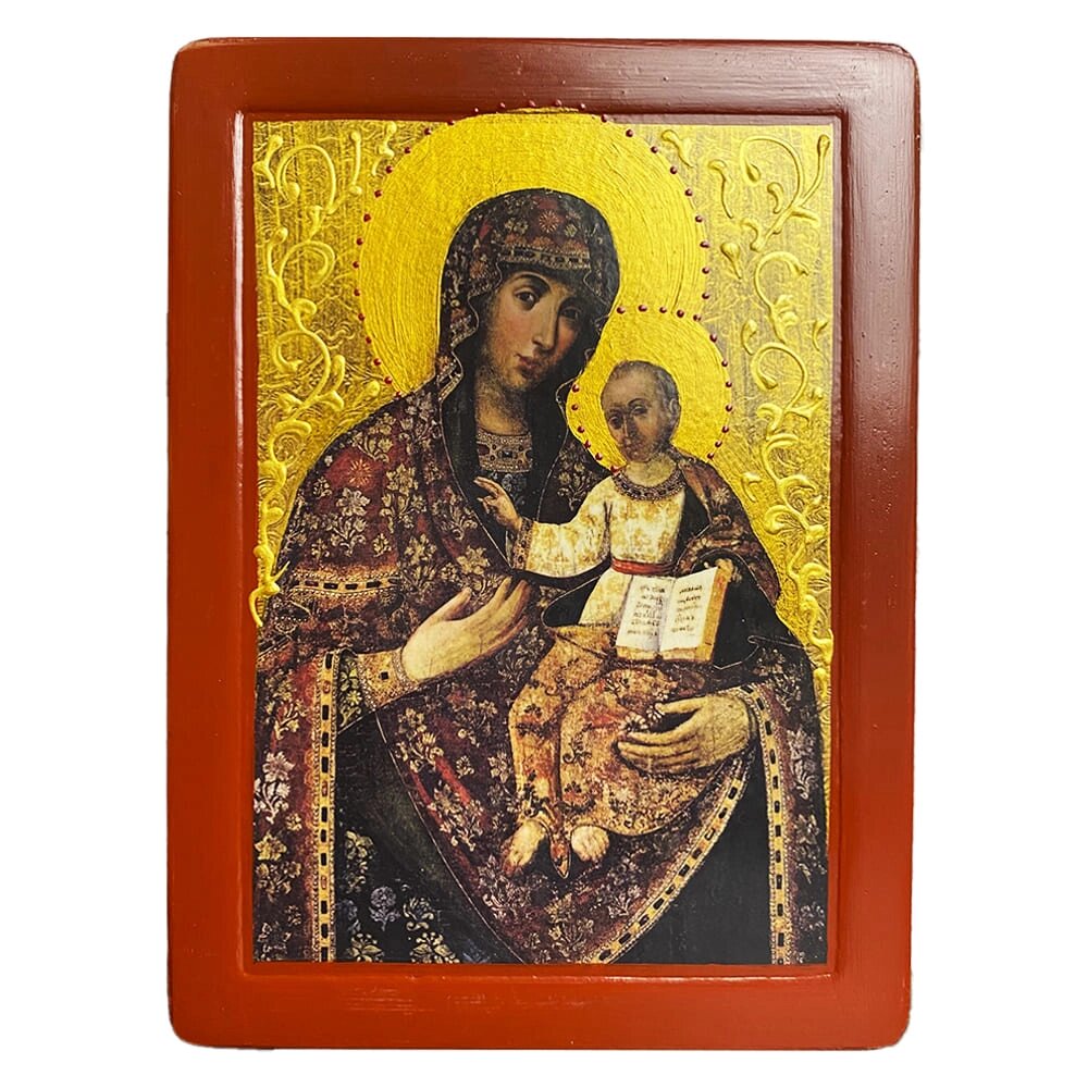 Ікона "Богородиця Одигітрія з Чернігова" 23х17 см від компанії Іконна лавка - фото 1