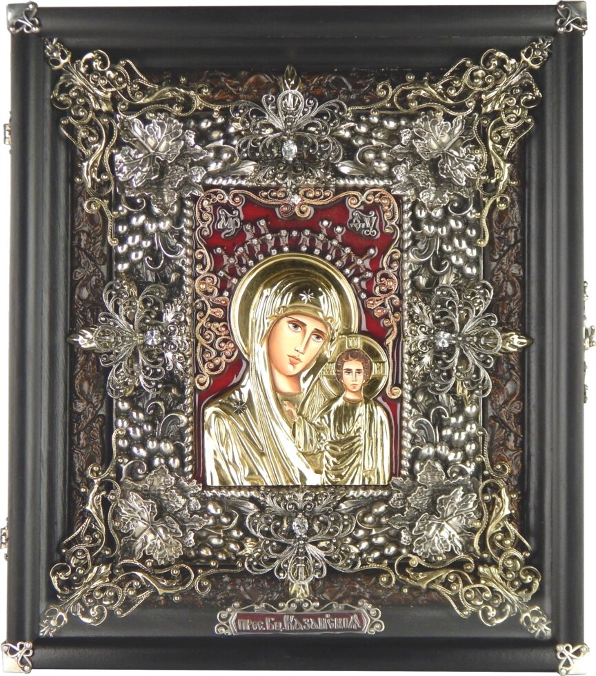 Ікона "Божа Матір Казанська" в кіоті від компанії Іконна лавка - фото 1
