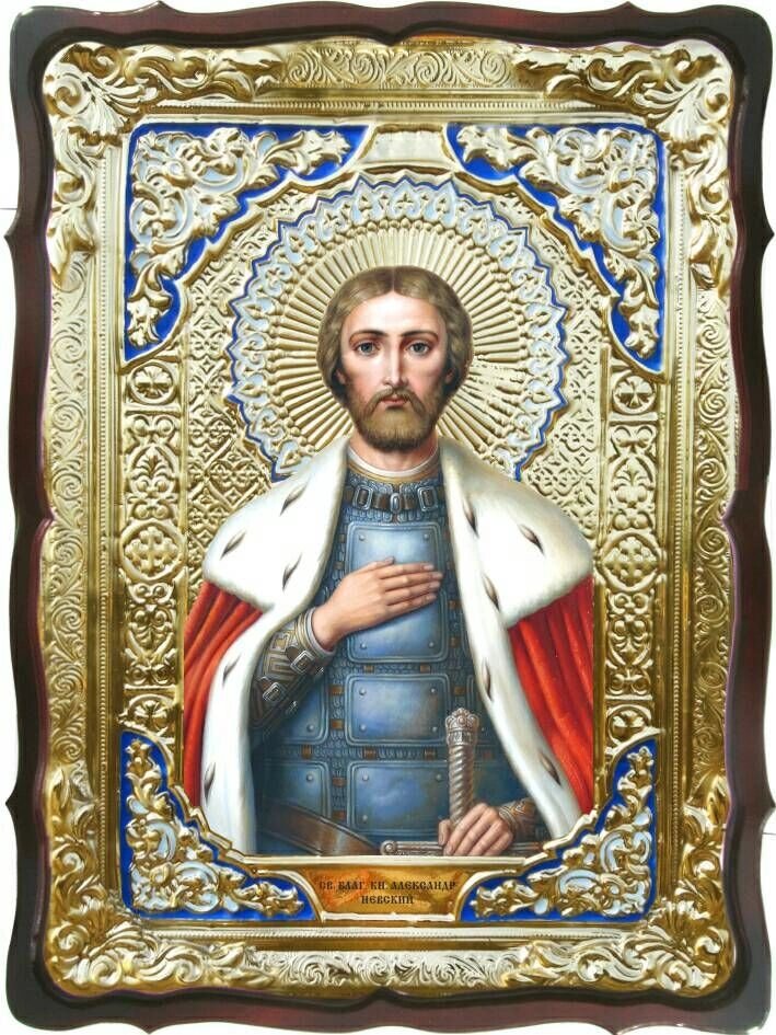 Ікона для храму "Святий благовірний князь Олександр Невський" від компанії Іконна лавка - фото 1