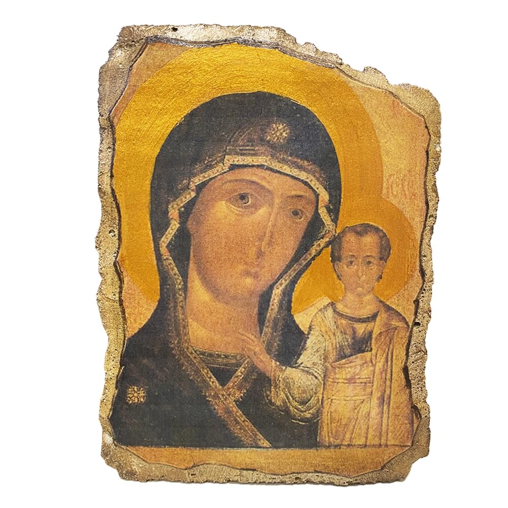 Ікона фреска "Богородица Казанська" від компанії Іконна лавка - фото 1
