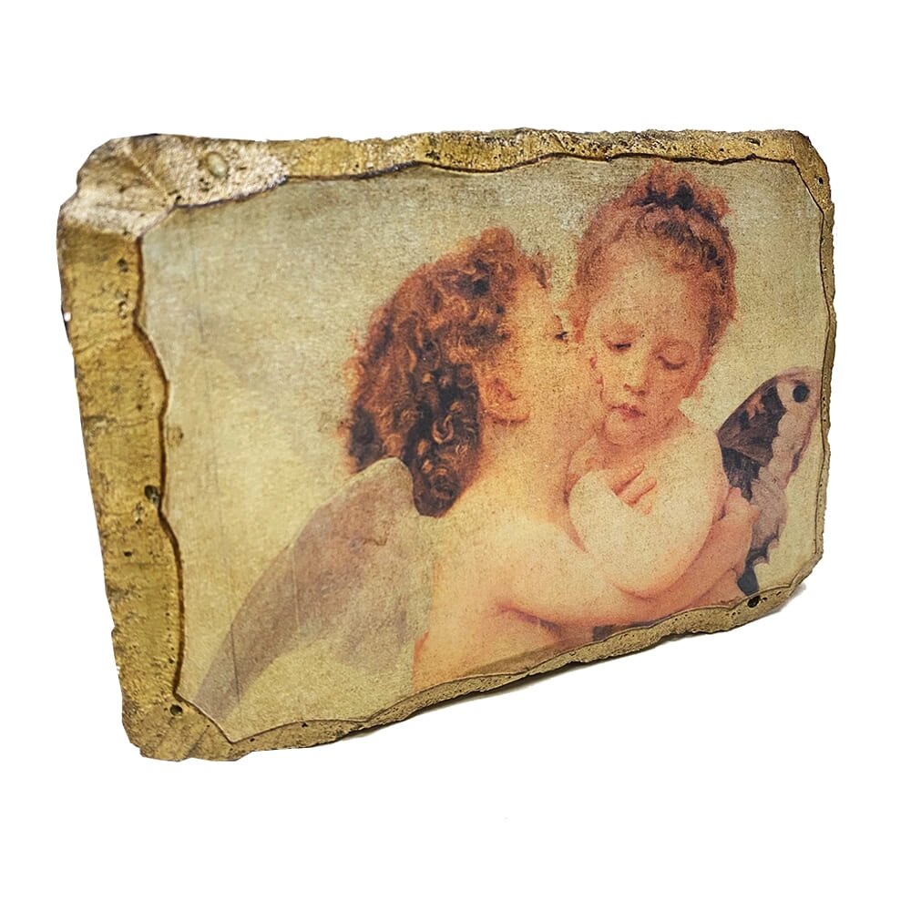 Ікона фреска "Поцілунок Ангелів" від компанії Іконна лавка - фото 1
